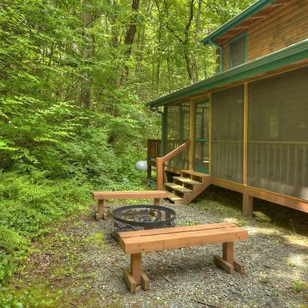 K6 Lodge Gather Around The Firepit Soak In The Hot Tub And Splash In The Creek Blue Ridge Luaran gambar