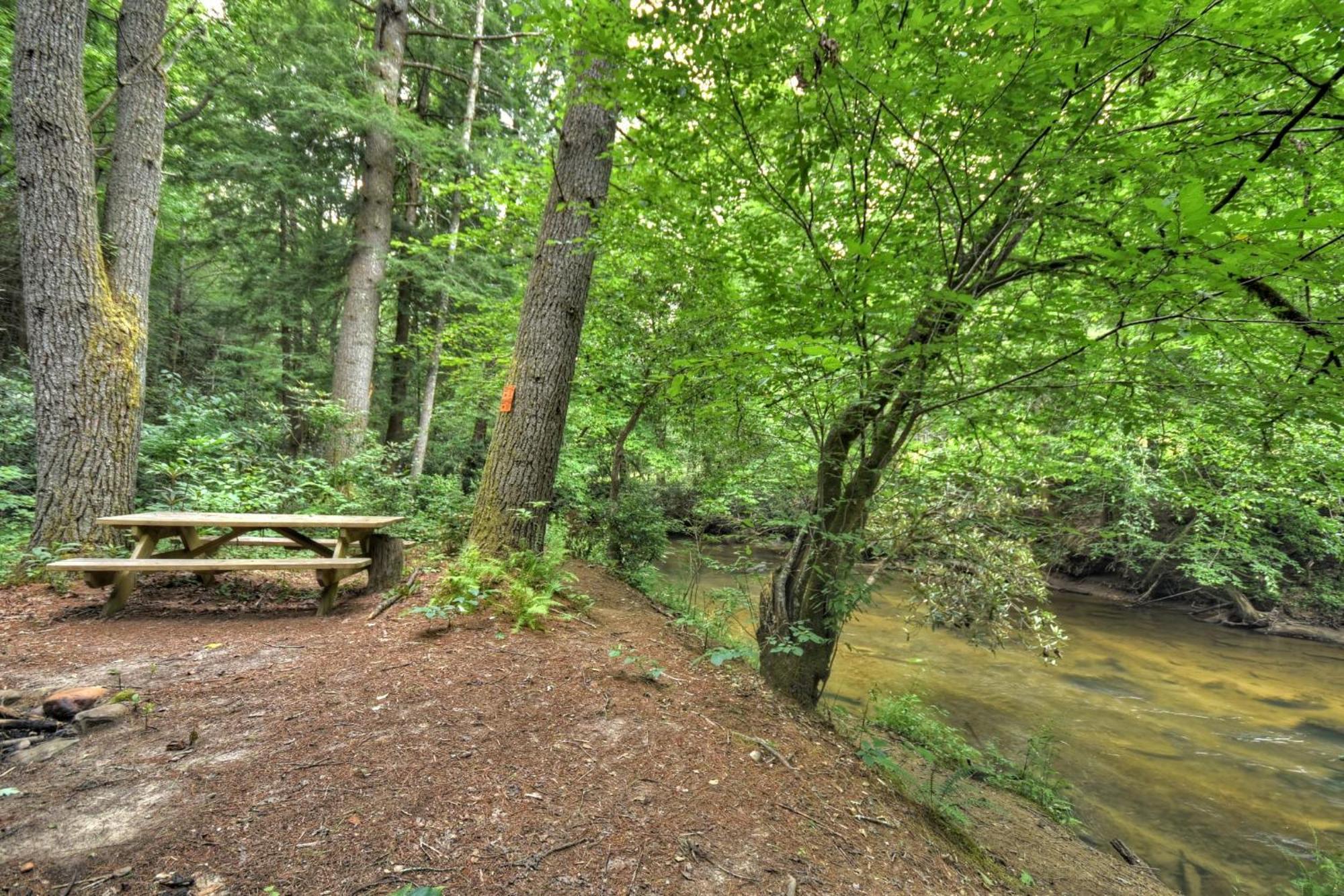 K6 Lodge Gather Around The Firepit Soak In The Hot Tub And Splash In The Creek Blue Ridge Luaran gambar