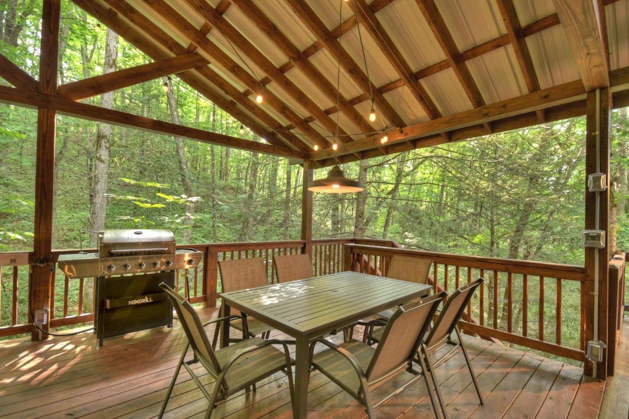 K6 Lodge Gather Around The Firepit Soak In The Hot Tub And Splash In The Creek Blue Ridge Luaran gambar